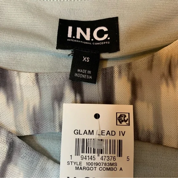 INC International Concepts Women's “Margo Combo” Top Size X Small - Picture 3 of 3